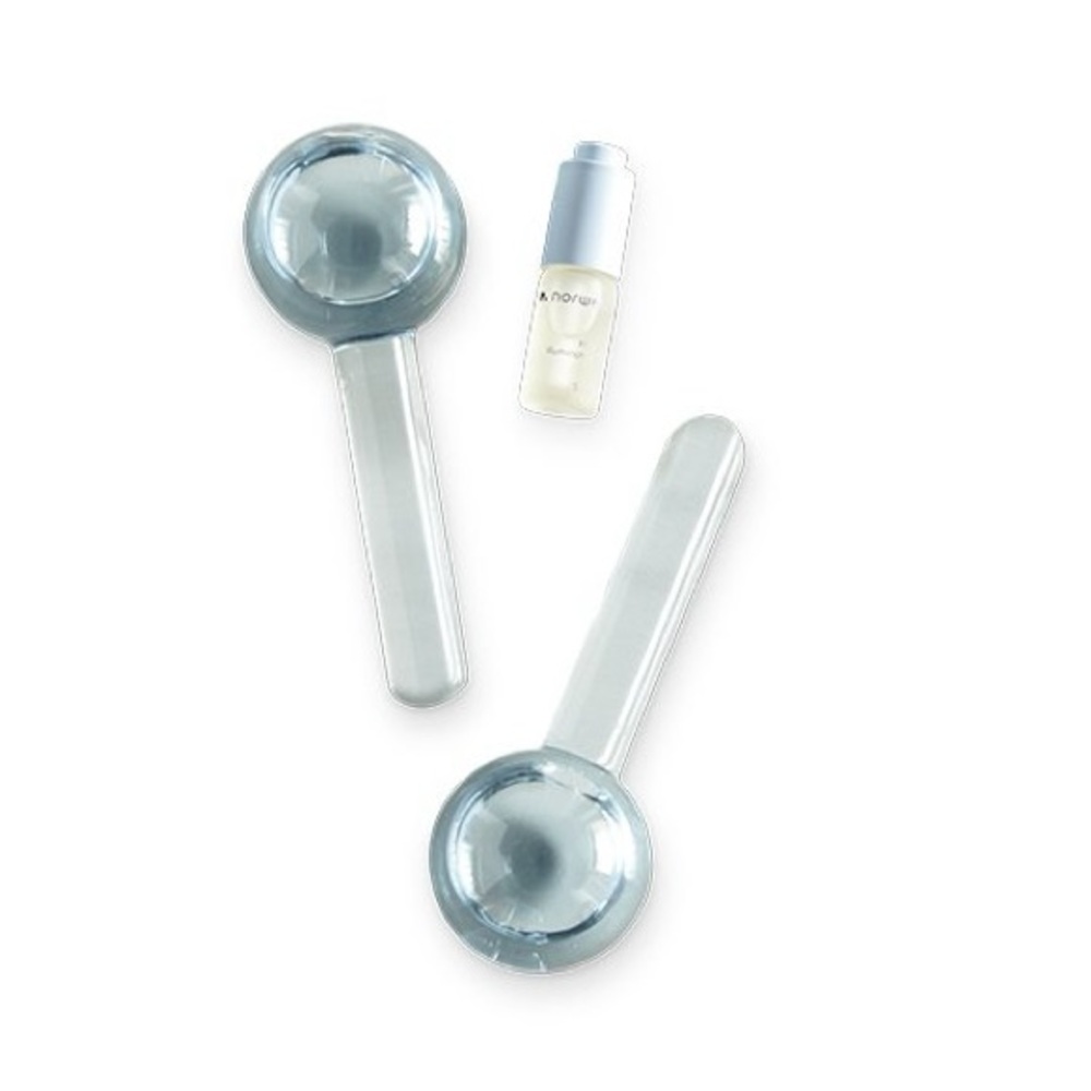 Norwex Cooling Facial Globes Gift Set with Illuminating Oil